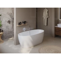 Акриловая ванна BelBagno BB414-1700-800 169x80 см, отдельностоящая, белый