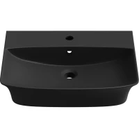 Раковина-чаша Lavinia Boho Bathroom Sink 33311082 55x42 см, накладная, подвесная, черный матовый