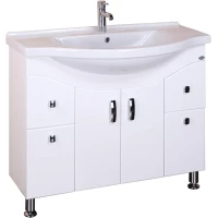 Тумба белый глянец 96 см Onika Эльбрус 110008