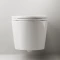 Унитаз подвесной Ceramica Nova Trend 111010S безободковый, с сиденьем микролифт, белый - 3