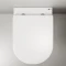 Унитаз подвесной Ceramica Nova Trend 111010S безободковый, с сиденьем микролифт, белый - 7