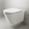 Унитаз подвесной Ceramica Nova Trend 111010S безободковый, с сиденьем микролифт, белый - 8