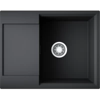 Кухонная мойка Omoikiri Artgranit Daisen 65-BL 4993684 65x51 см, черный