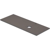 Столешница Equil Smile stSMILE120.R-07 122 см R, лен антрацит/графит матовый