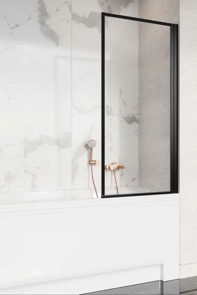 

Шторка для ванны Radaway Nes 8 Black PNJ I Frame 60 Right 10061060-54-56R прозрачное