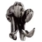 Крючок Art&Max Tulip AM-0822-T двойной, для ванны, серебро - 2