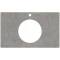 Столешница 79,6 см серый матовый для накладных раковин Kerama Marazzi Plaza Modern Фондамента PL5.DL500920R\80 - 2