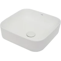 Раковина-чаша AQUAme AQM5011MW 39x39 см, накладная, белый матовый