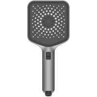 Душевая лейка Kaiser SH-124 120 мм, 3 режима, вороненая сталь