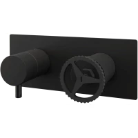 Смеситель для ванны Remer Chrono CH93ZNO встраиваемый, черный матовый