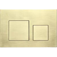 Кнопка смыва Veconi Flush V4 FLV4-G для инсталляции, золотой матовый