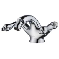 Смеситель для биде с донным клапаном Caprigo Adria Classic Metal Edition 03M-530-crm 