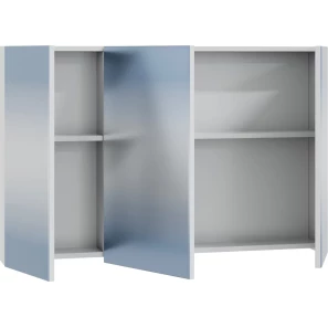 Изображение товара зеркальный шкаф санта аврора 700350 100x65 см l/r, белый глянец