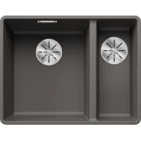 Кухонная мойка Blanco Subline 340/160-F InFino 527344 55,2x42,7 см, вулканический серый