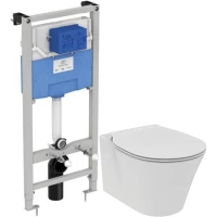 Комплект подвесной унитаз E005401 + E036601 + система инсталляции R020467 Ideal Standard Prosys Connect AquaBlade E212101