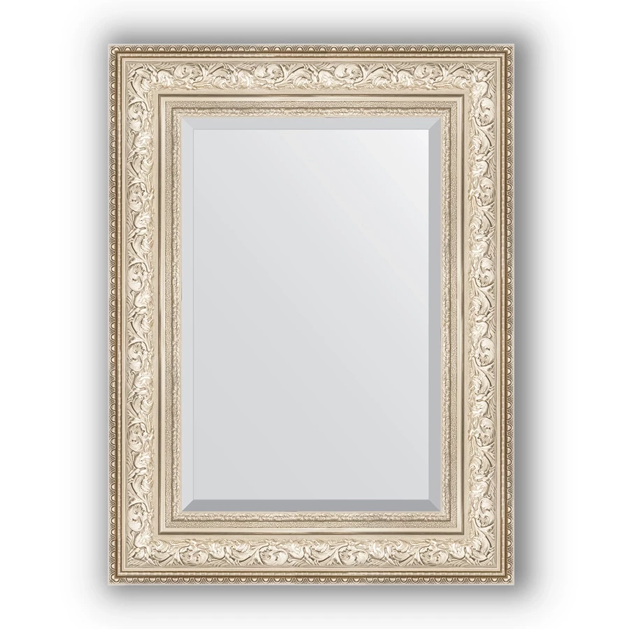 Зеркало 60x80 см виньетка серебро Evoform Exclusive BY 3400