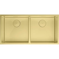 Кухонная мойка Lemark Proran 900 9938138 86,5x44 см, светлое золото