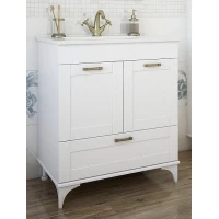 Тумба белый матовый 72 см Sanflor Ванесса C000005882