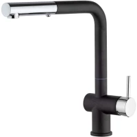 Смеситель для кухни Paini Cox Metallic Black HD44566CR1KM