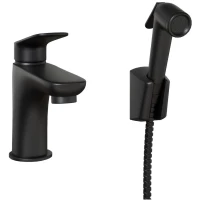 Смеситель для раковины без донного клапана с гигиеническим душем Paini Laguna LAYO205/574