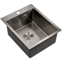 Кухонная мойка Milacio Denia 41 вороненая сталь MC.77469