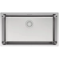 Кухонная мойка Paulmark Yuni YU76-BS 76x44 см, нержавеющая сталь