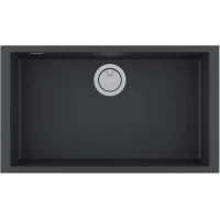 Кухонная мойка Paulmark Acrystone Neo Classic Anthracite PM967644-AN 76x43,5 см, антрацит