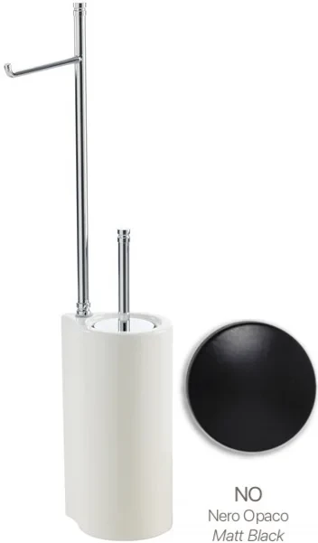 Комплект для туалета Stil Haus Hashi 972(23) напольный, черный матовый/белый