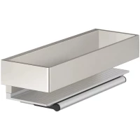 Полка для ванной KEUCO Edition 11 11159050000 30 см, со встроенным стеклоочистителем, никель матовый