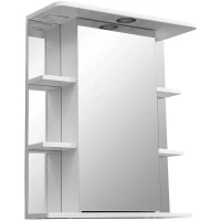 Зеркальный шкаф 60x70 см белый глянец/белый матовый R Stella Polar Лаура SP-00000050