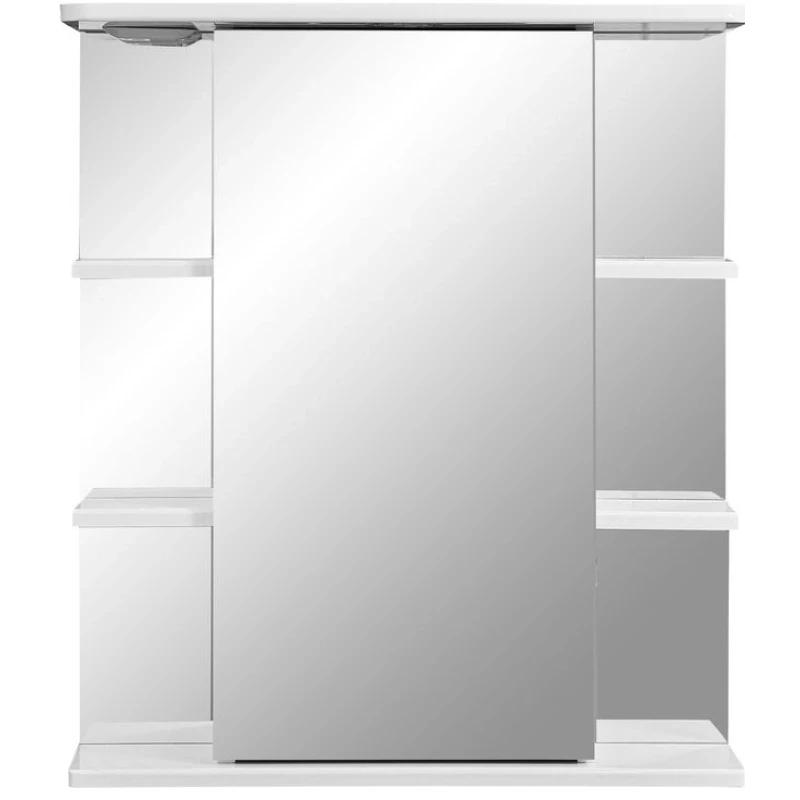 Зеркальный шкаф 60x70 см белый глянец/белый матовый R Stella Polar Лаура SP-00000050