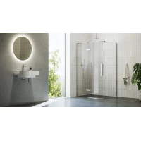 Душевой уголок 120x100 см Ravak Cool COSD2 + COPS X0VVGCA00Z1 + X9VVA0A00Z1 прозрачное