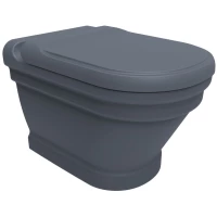 Унитаз подвесной Creavit Antik AN320-11BM00E-0000 базальт матовый