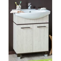 Тумба с раковиной венге/орегон 76 см Sanflor Толедо C0000001819 + 4620008197371