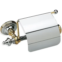 Держатель туалетной бумаги Stil Haus Giunone G11C(02) хром/золотой