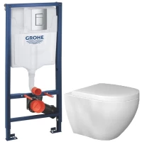 Комплект подвесной унитаз Bien Dune DNKA052N1VP0W3000 + система инсталляции Grohe 38772001