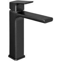 Смеситель для раковины E.C.A Tiera 102188003C1EX без донного клапана, черный матовый