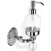 Дозатор для жидкого мыла Stil Haus Noto Light Murano NT30V(08) настенный, хром