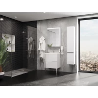 Комплект мебели белый глянец 60 см Акватон Стоун 1A231401SX010 + 1WH302421 + 1A231502SX010