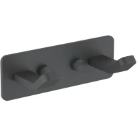 Планка с крючками Schein Klimt 9213MB для ванны, черный матовый