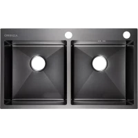 Кухонная мойка ORINZA ORS.860.505.20.BLACK 86x50,5 см, черный