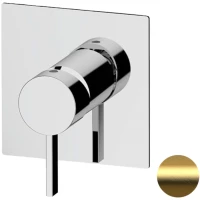 Смеситель для душа Remer Metrica MC30QBG встраиваемый, золотой матовый