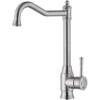 Смеситель для кухни Zorg SH 5208 INOX нержавеющая сталь