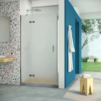 Душевая дверь Vegas Glass AFP Retta 90 08 10 L 90 см L, профиль хром, стекло сатин