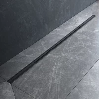 Душевой трап (лоток) Am.Pm MasterFlow W01SC-S11-100-05BM 99,3 см, с решеткой, щелевой, черный матовый