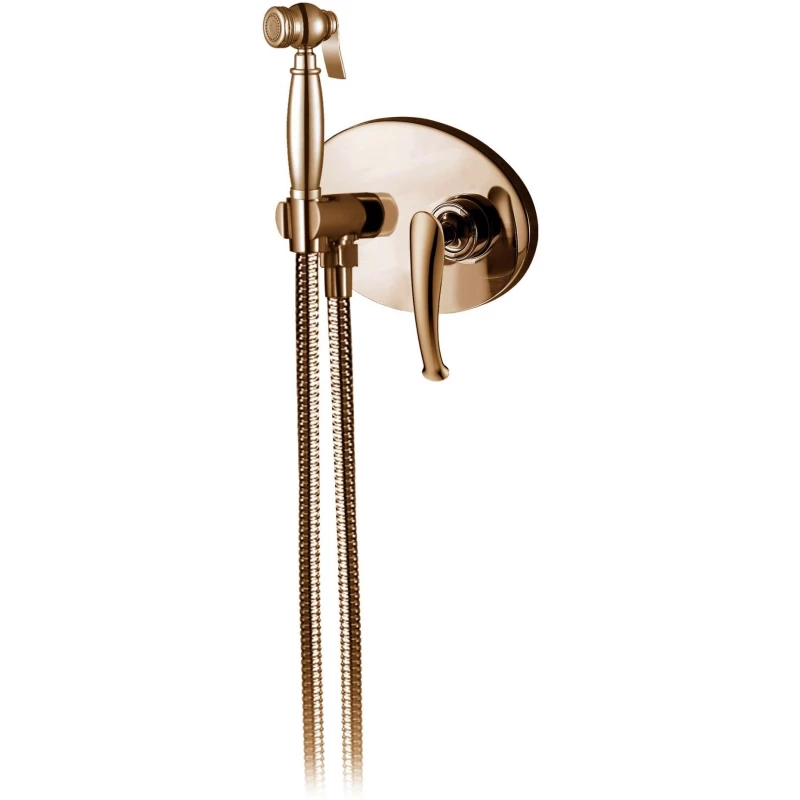 Гигиенический душ AltroBagno Beatrice 060114 ROr со смесителем, розовое золото