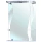 Зеркальный шкаф 55x72 см белый глянец R Bellezza Лиана 4612308001014 - 1