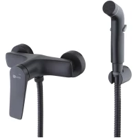 Гигиенический душ Lemark Bronx LM3718BL со смесителем, черный матовый