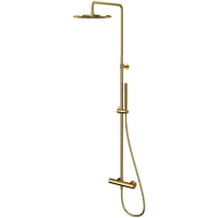 Душевая система Whitecross Y Y1254GL 300 мм, с термостатом, золотой