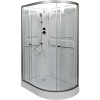 Душевая кабина 120x80x200 см Deto L602LNLED прозрачное